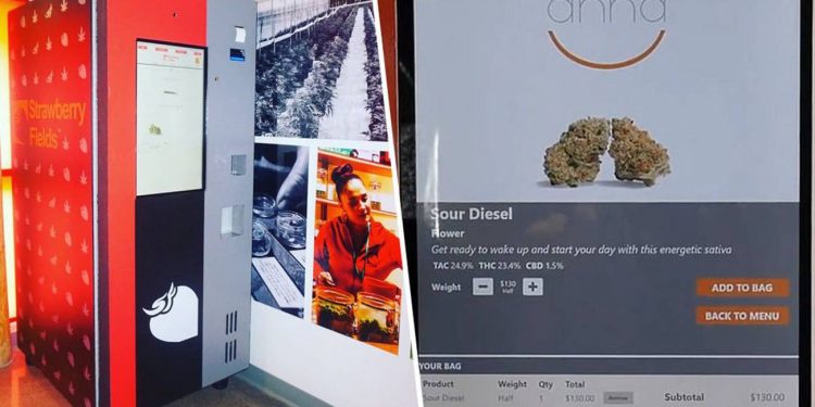 Cannabis vending machines in USA